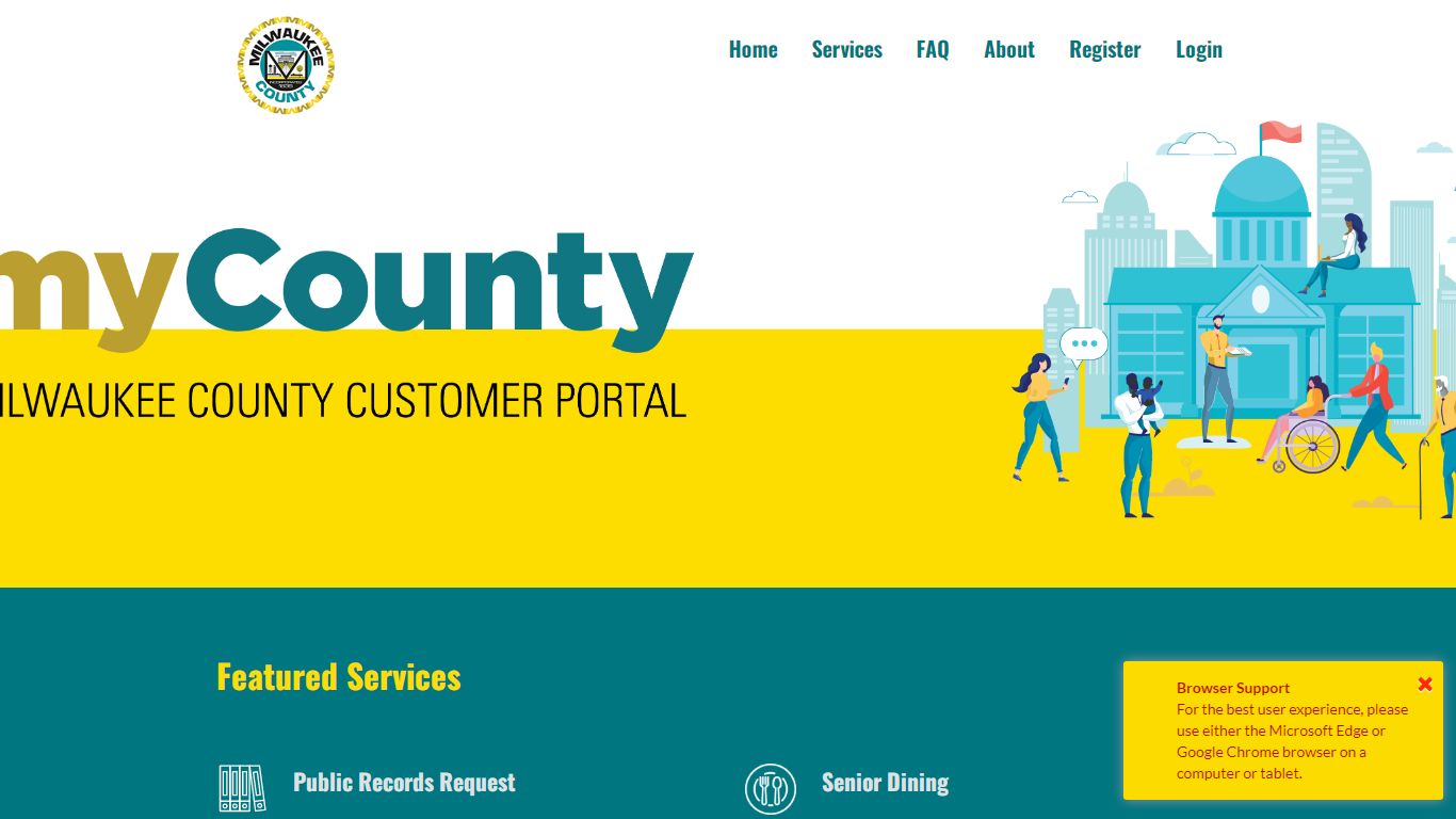 MyCounty Customer Portal - Milwaukee